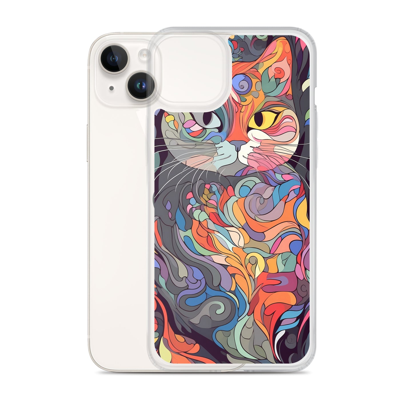 iPhone Case - Psychedelic Cat