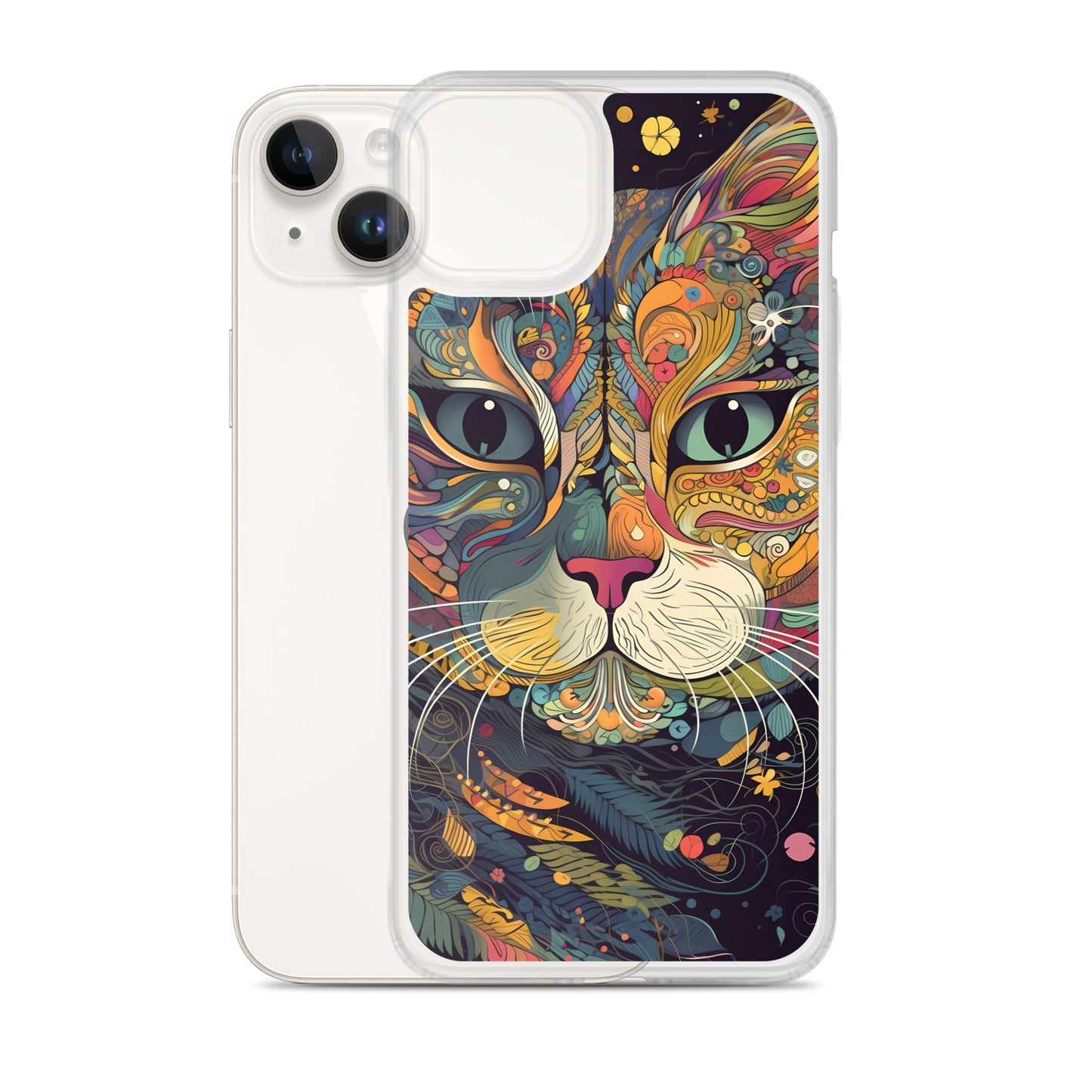 iPhone Case - Cosmic Floral Cat