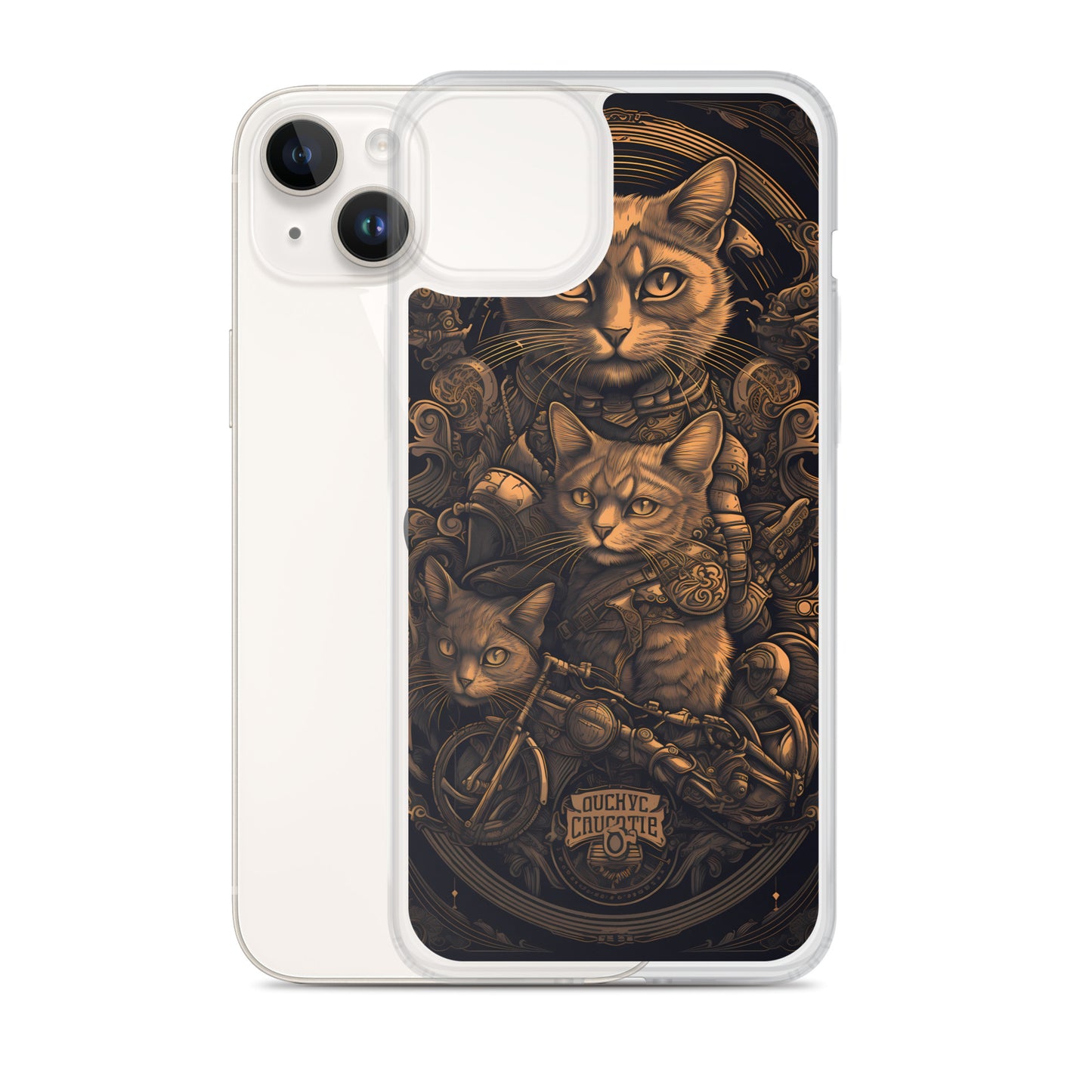 iPhone Case - Dieselpunk Cat Print