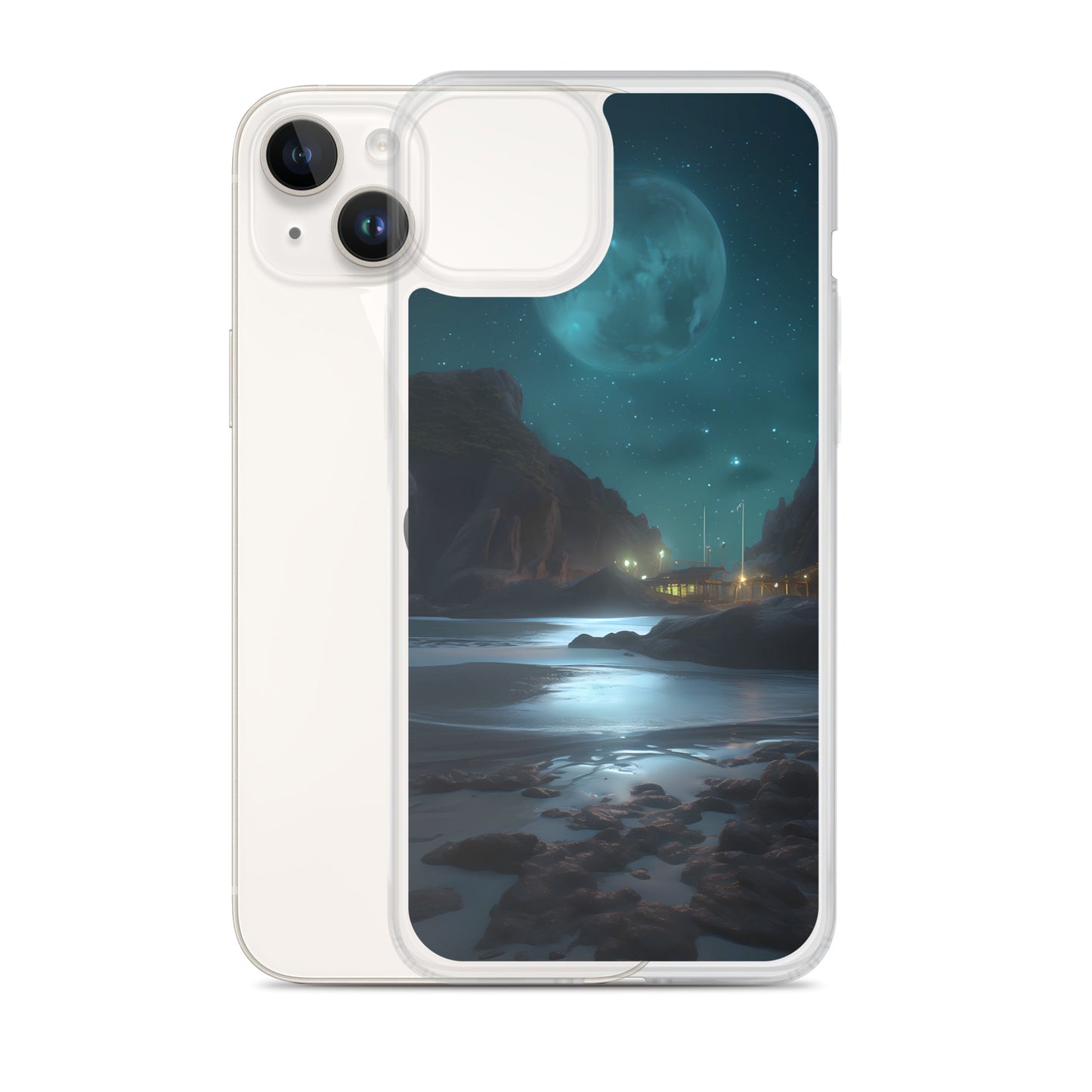 iPhone Case - Moonlit Coastal