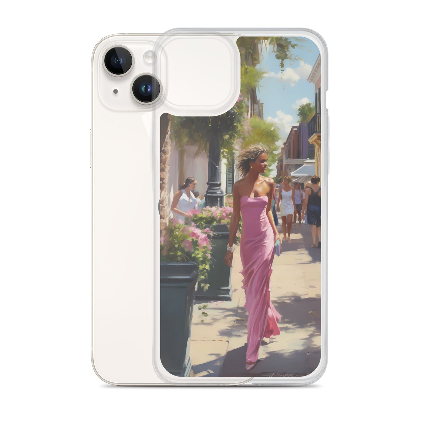 iPhone Case - Pink Lady in the City