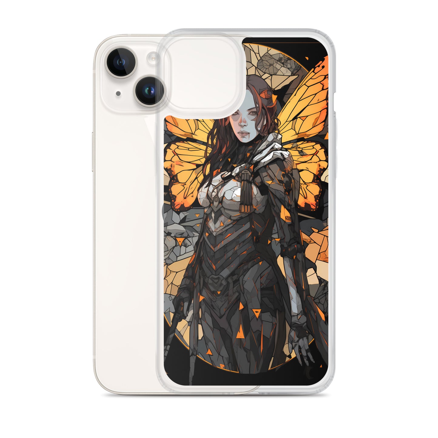 iPhone Case - Winged Woman Stained Glass