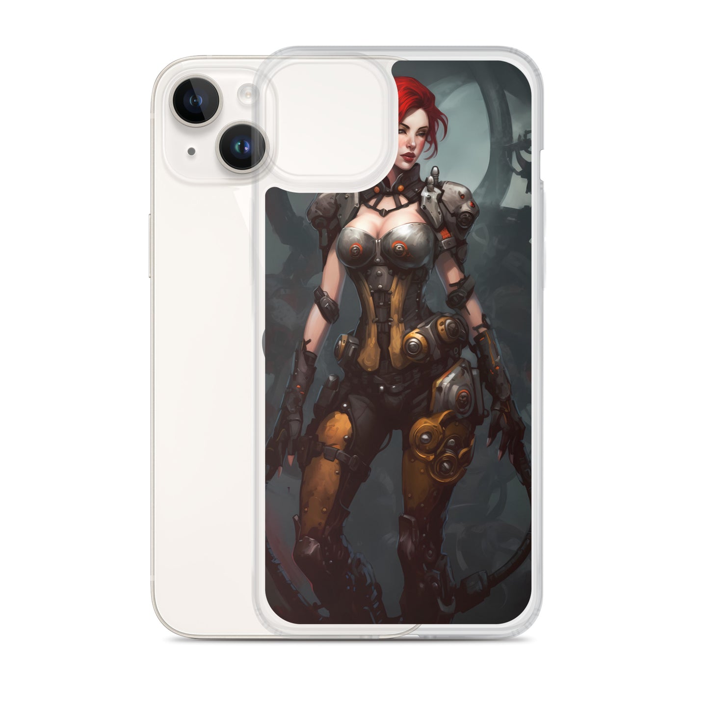iPhone Case - Redhead Cybernetic Warrior