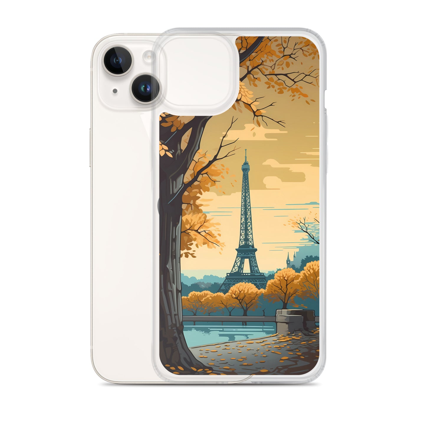iPhone Case - Golden Eiffel Tower