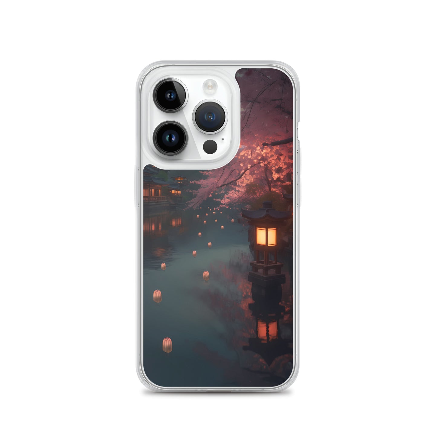 iPhone Case - Cherry Blossoms and Lanterns
