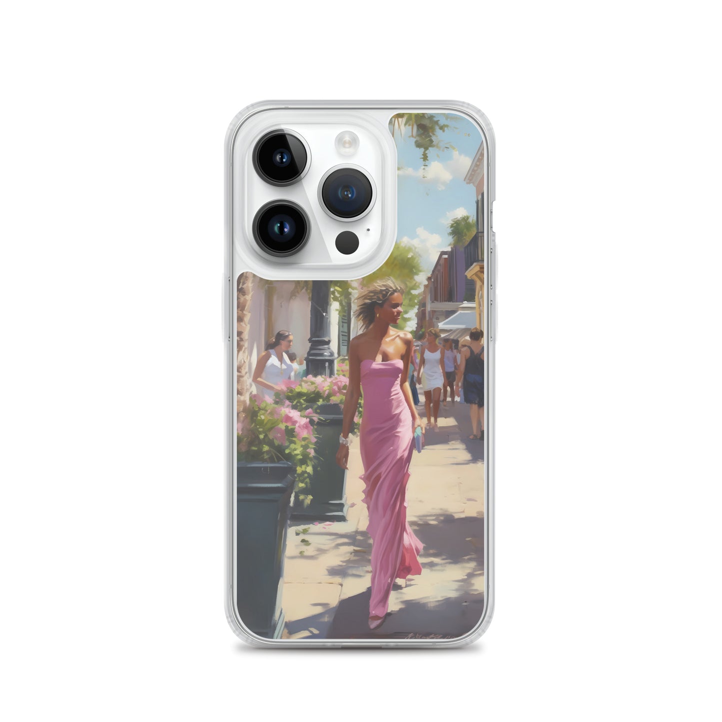 iPhone Case - Pink Lady in the City