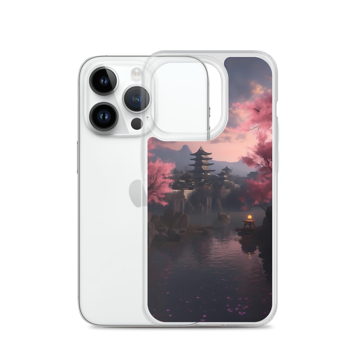 iPhone Case - Cherry Blossoms on Lake