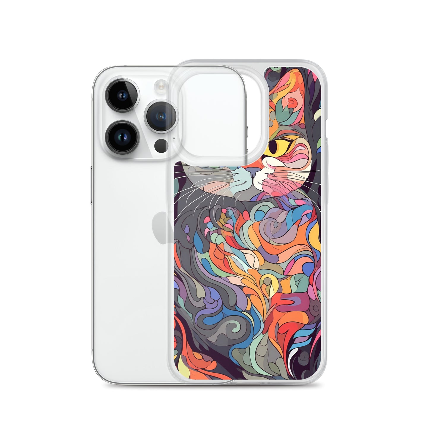 iPhone Case - Psychedelic Cat