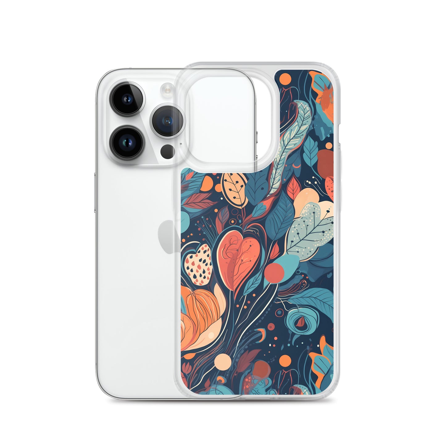 iPhone Case -  Whimsical Leaf Pattern