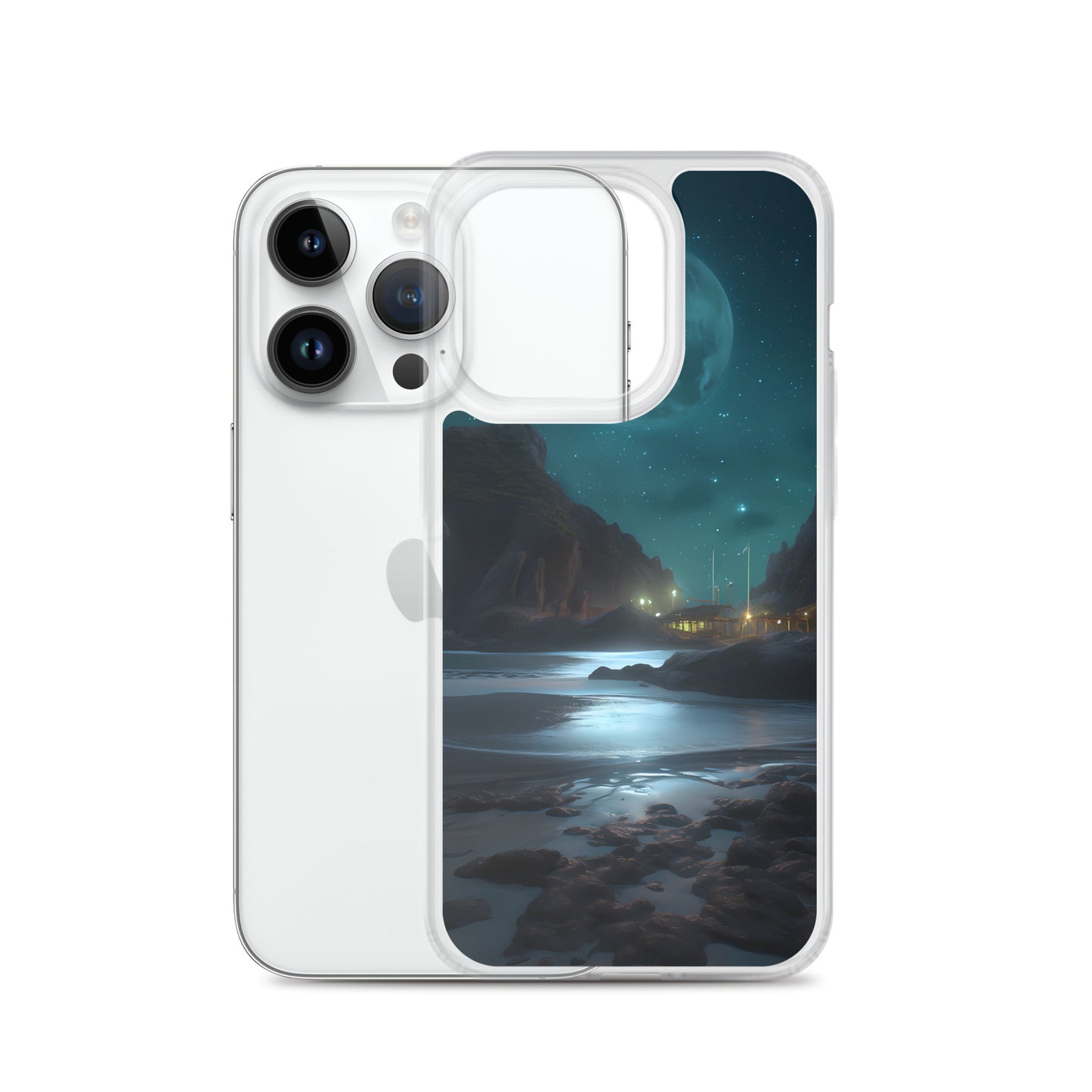 iPhone Case - Moonlit Coastal