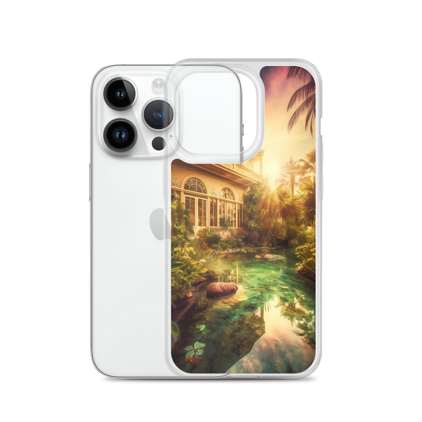 iPhone Case - Tropical Villa at Dusk