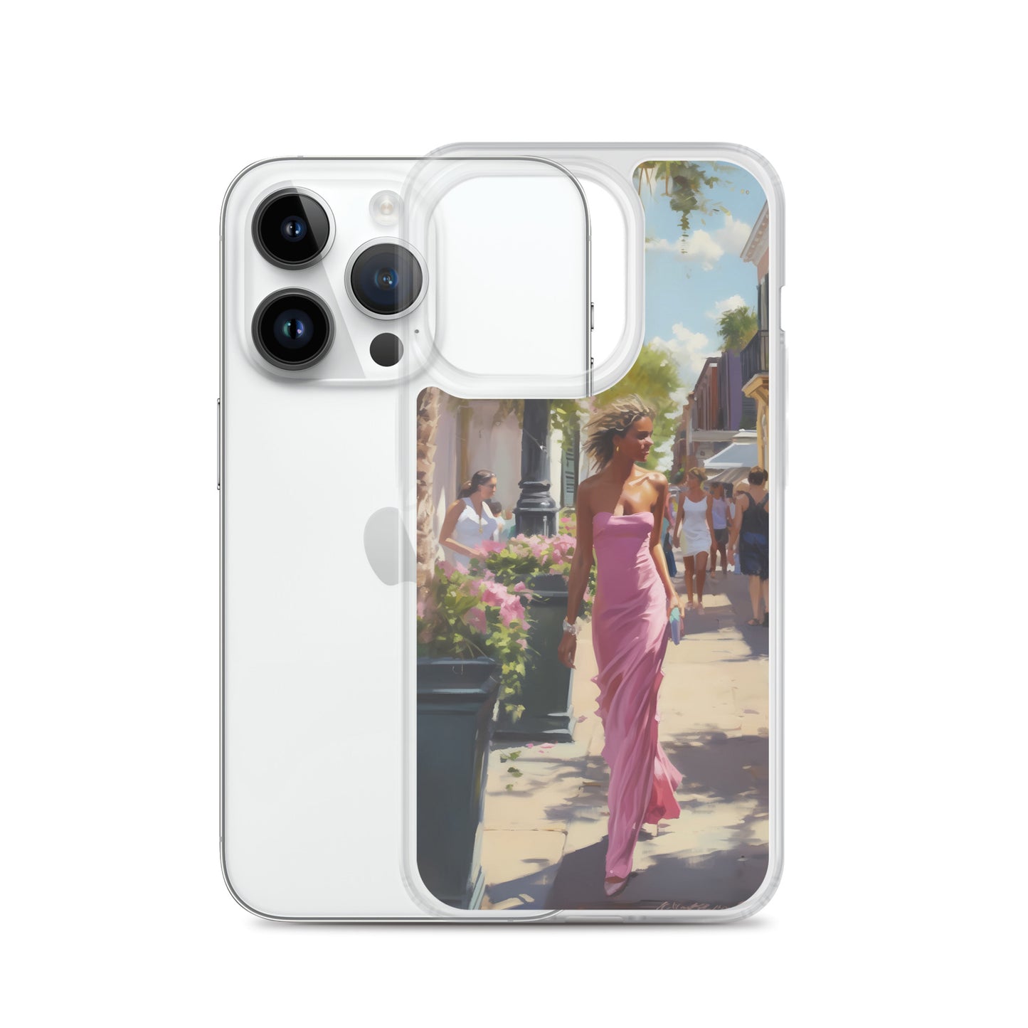 iPhone Case - Pink Lady in the City