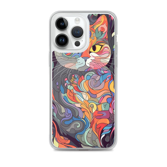 iPhone Case - Psychedelic Cat