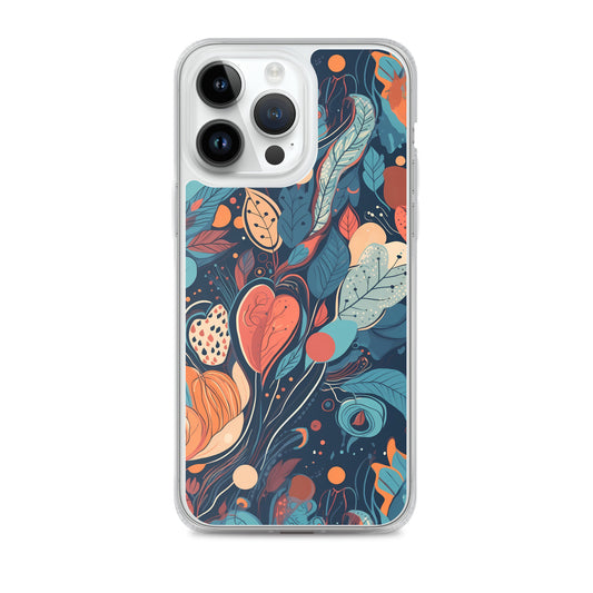 iPhone Case -  Whimsical Leaf Pattern