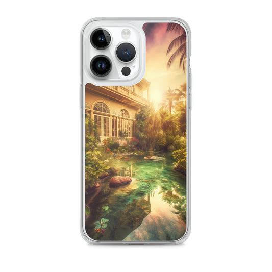 iPhone Case - Tropical Villa at Dusk