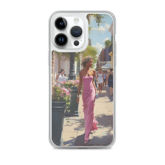 iPhone Case - Pink Lady in the City