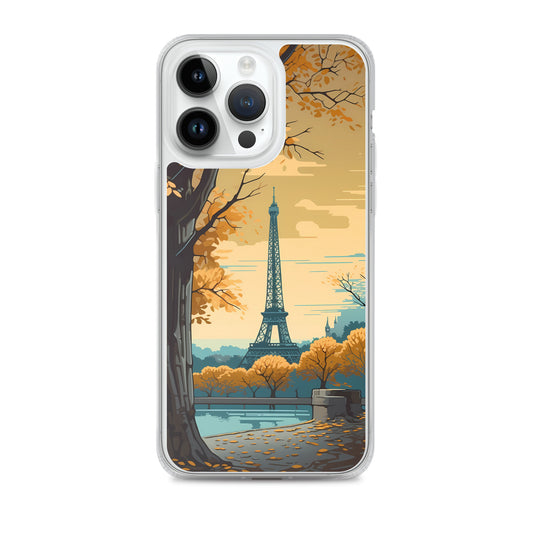iPhone Case - Golden Eiffel Tower