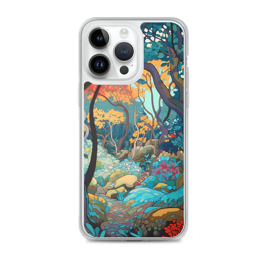 iPhone Case - Colorful Tree Landscape