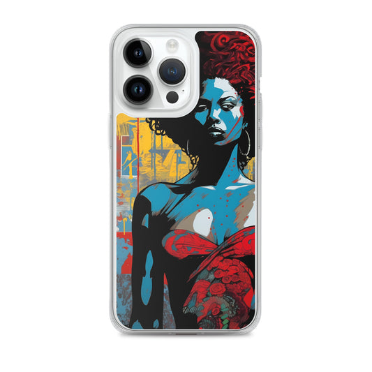 iPhone Case - Woman in Red Funk Art