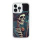 iPhone Case - Cryptidcore Skeleton Smoker