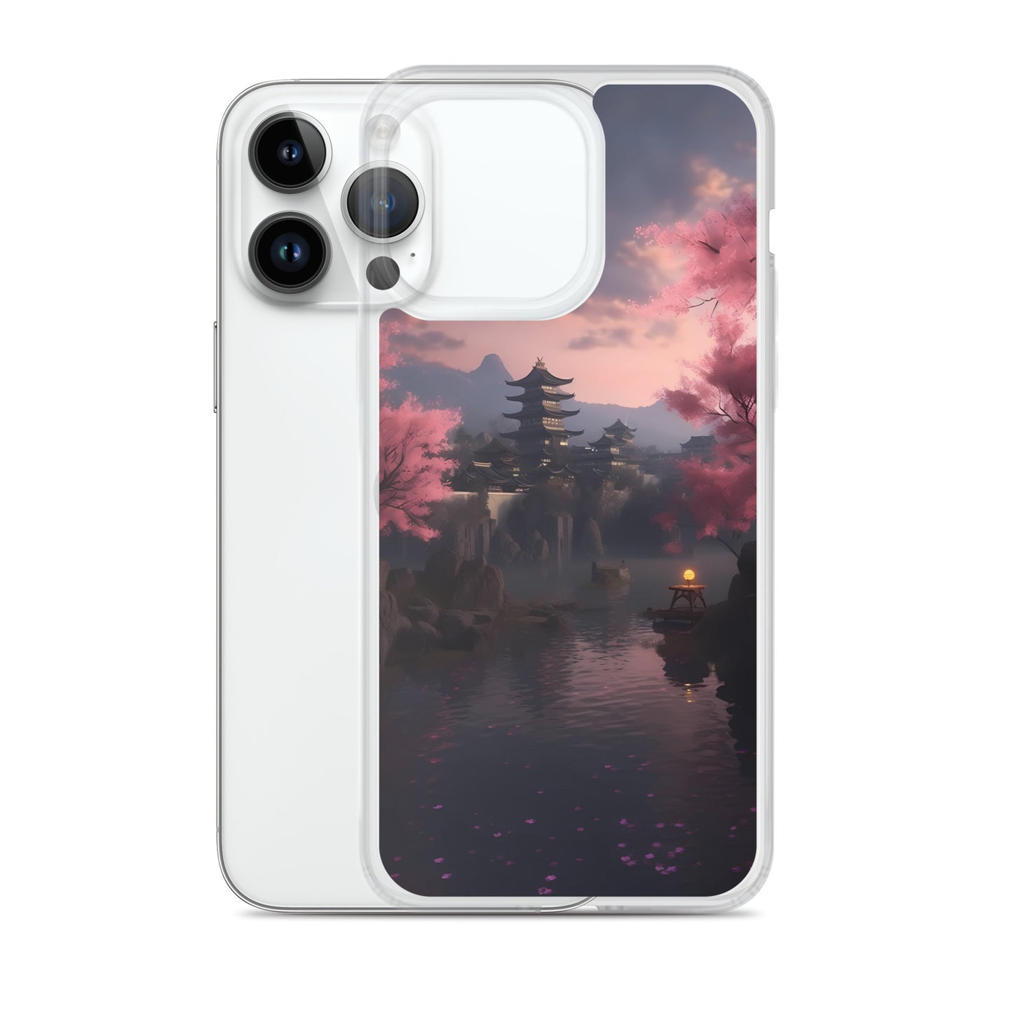iPhone Case - Cherry Blossoms on Lake