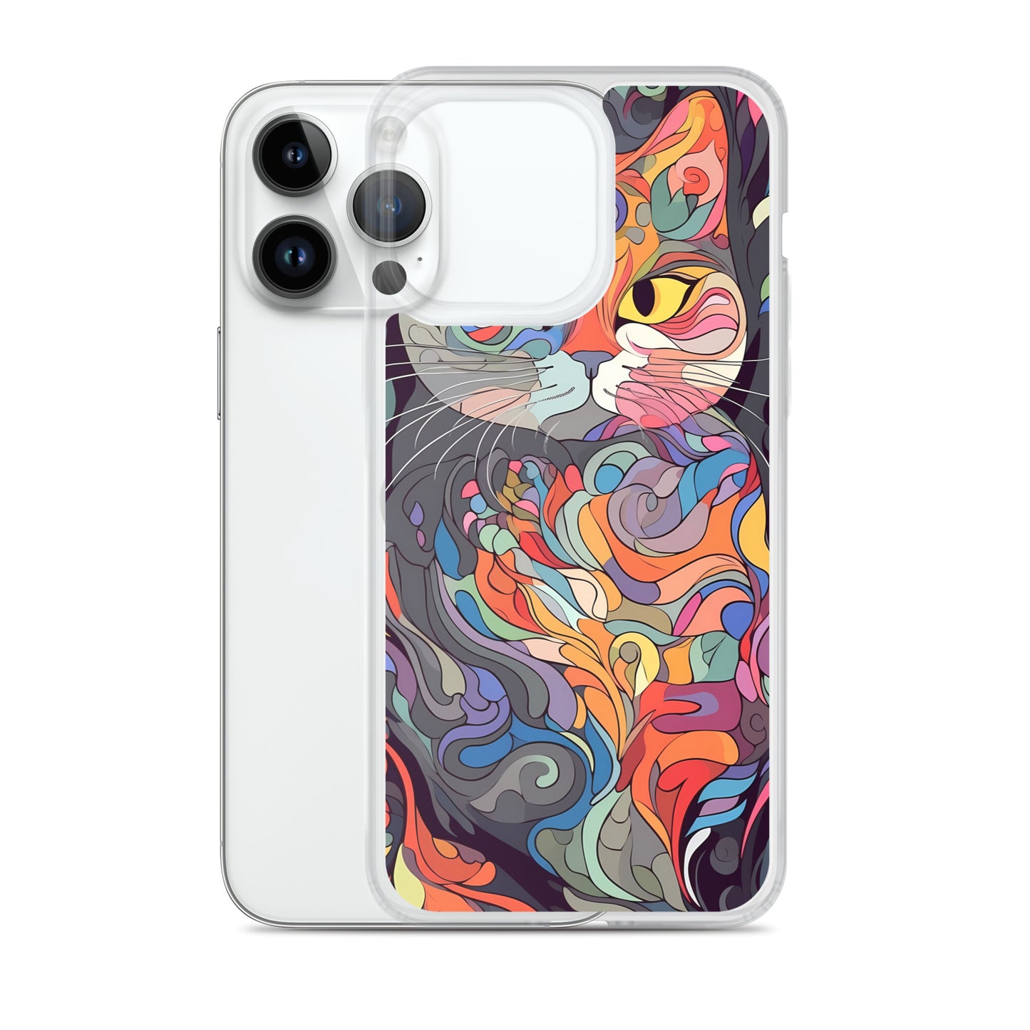 iPhone Case - Psychedelic Cat