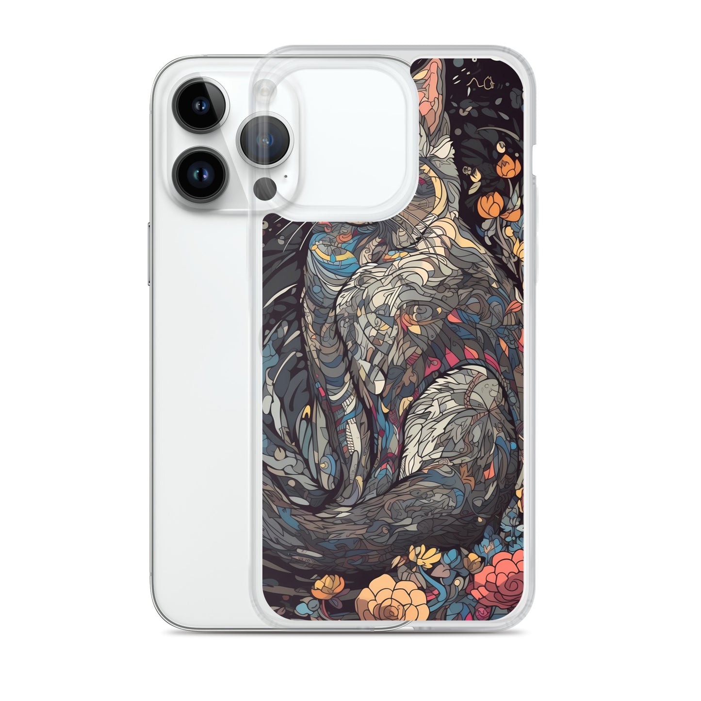 iPhone Case - Gray Cat Garden