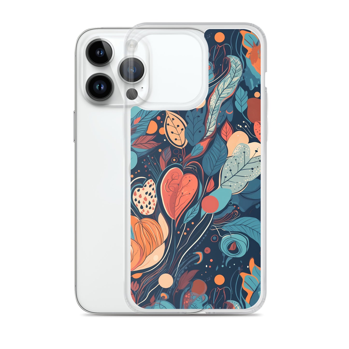 iPhone Case -  Whimsical Leaf Pattern