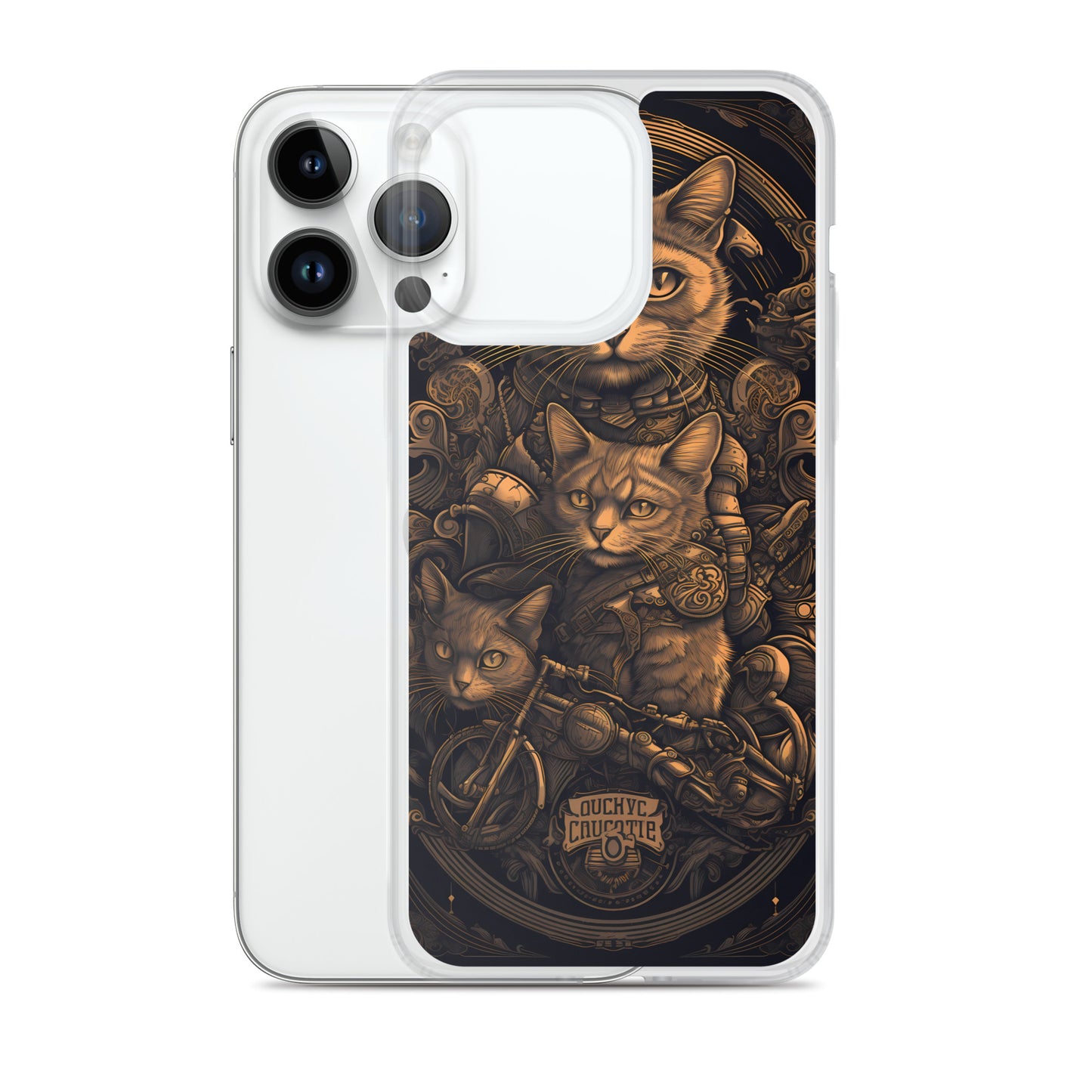 iPhone Case - Dieselpunk Cat Print