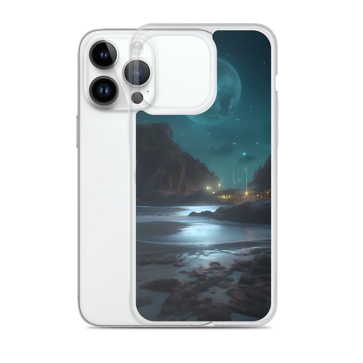 iPhone Case - Moonlit Coastal