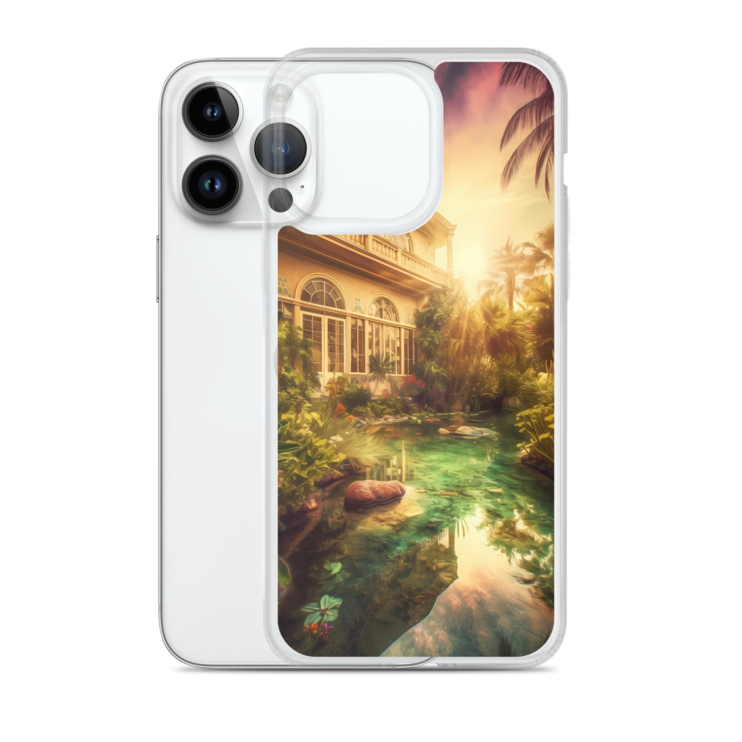 iPhone Case - Tropical Villa at Dusk