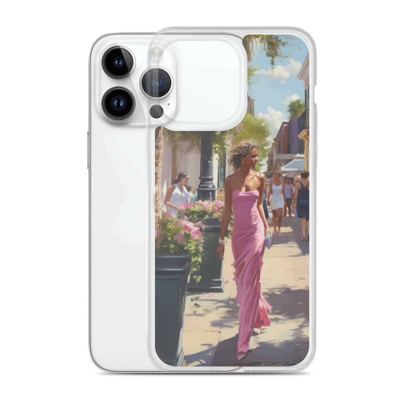 iPhone Case - Pink Lady in the City
