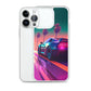iPhone Case - Synthwave Sunset Sports Car