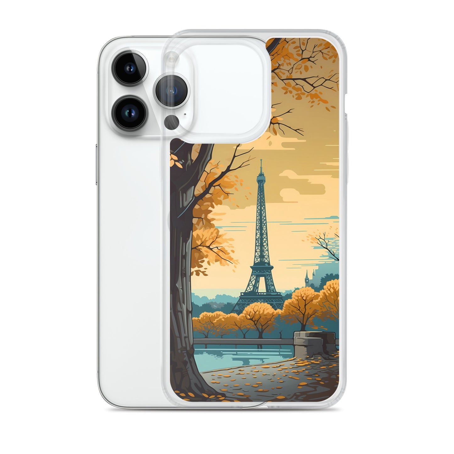 iPhone Case - Golden Eiffel Tower