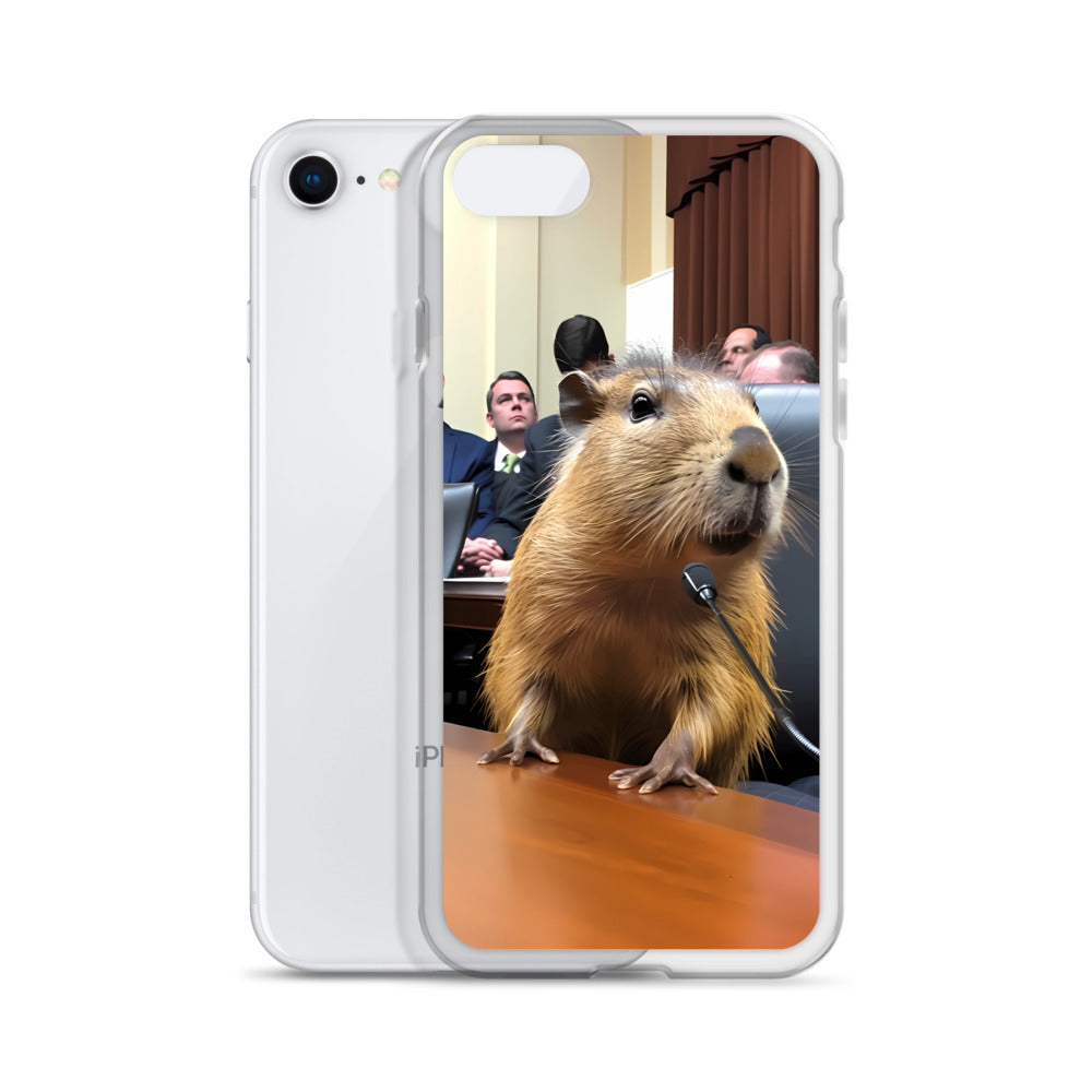 iPhone Case - Testifying Capybara
