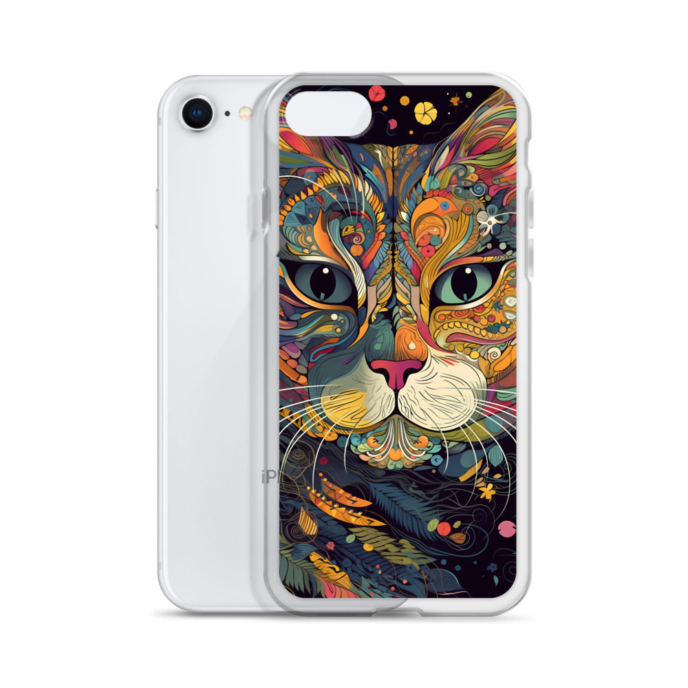 iPhone Case - Cosmic Floral Cat