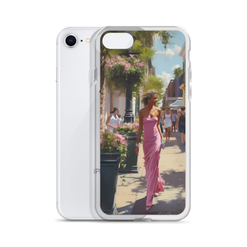 iPhone Case - Pink Lady in the City