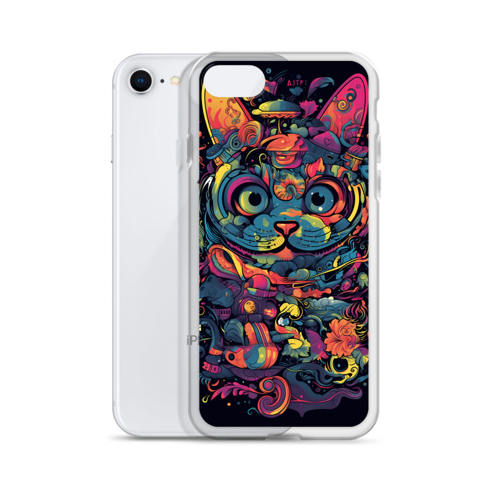 iPhone Case - Psychedelia Cat