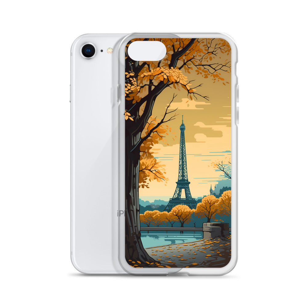 iPhone Case - Golden Eiffel Tower
