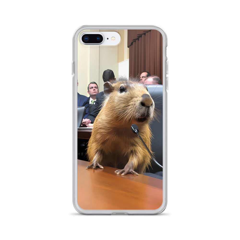 iPhone Case - Testifying Capybara