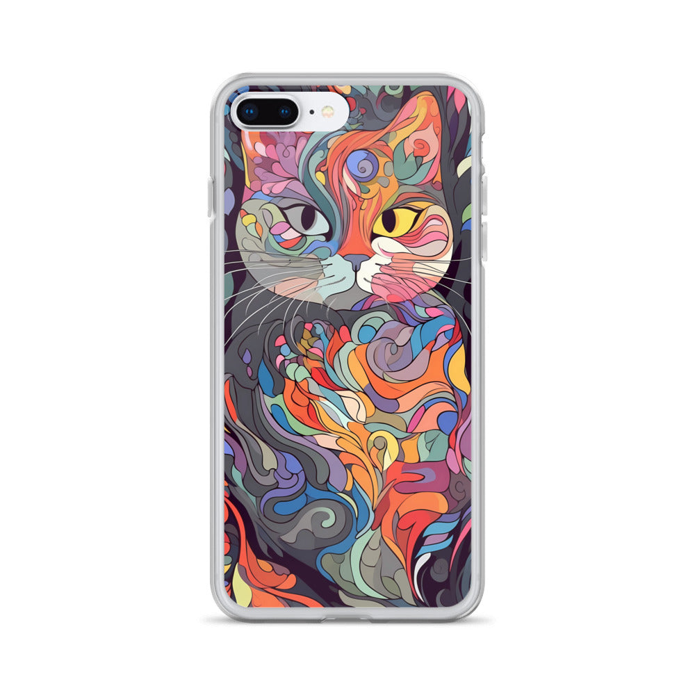 iPhone Case - Psychedelic Cat