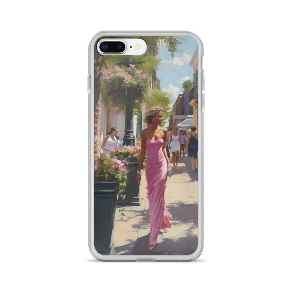 iPhone Case - Pink Lady in the City