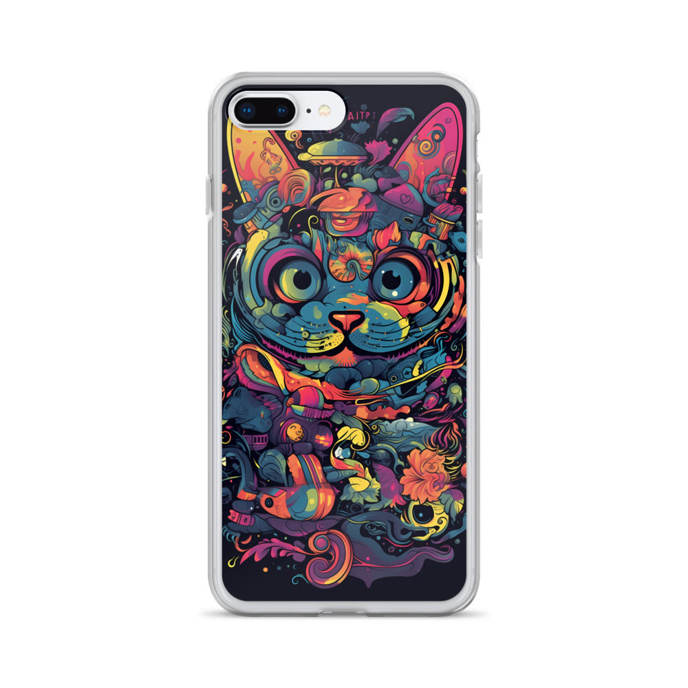 iPhone Case - Psychedelia Cat