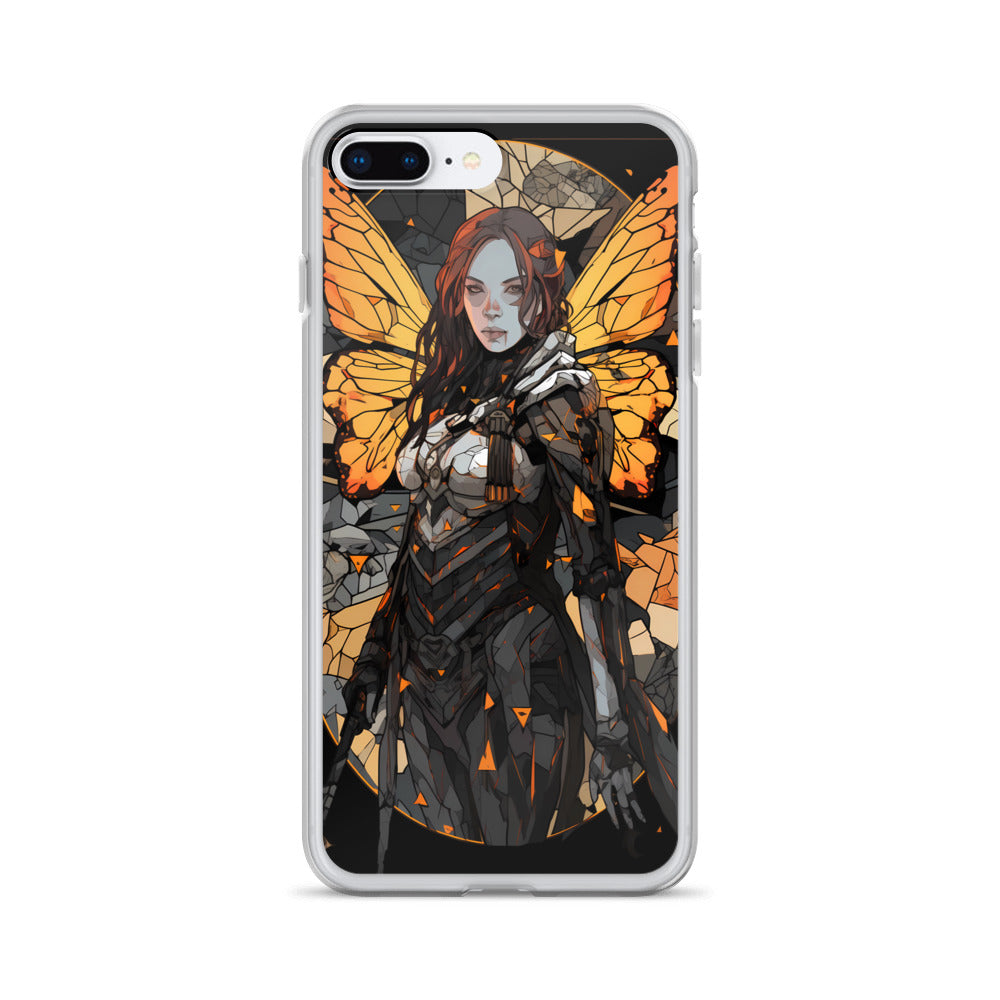 iPhone Case - Winged Woman Stained Glass