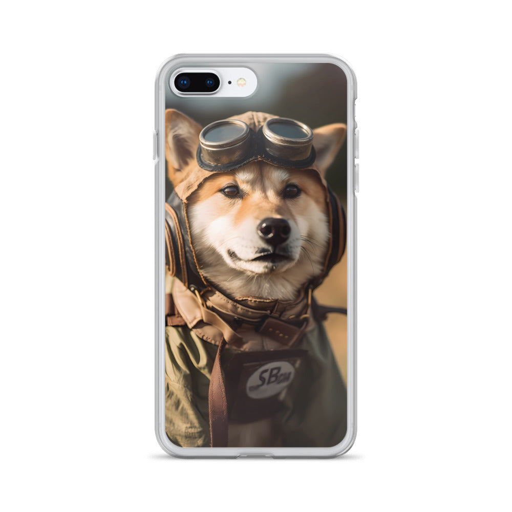 iPhone Case - Shiba Inu Pilot