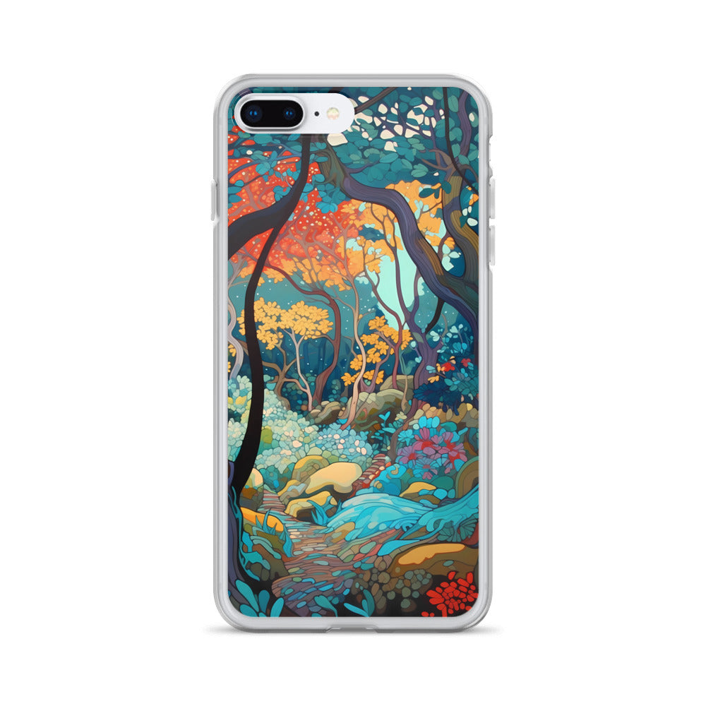 iPhone Case - Colorful Tree Landscape