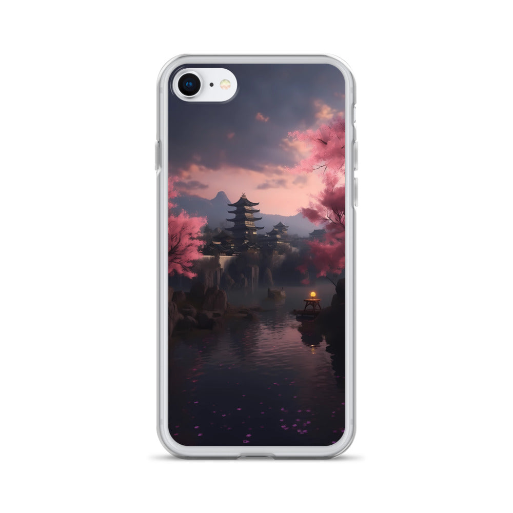 iPhone Case - Cherry Blossoms on Lake