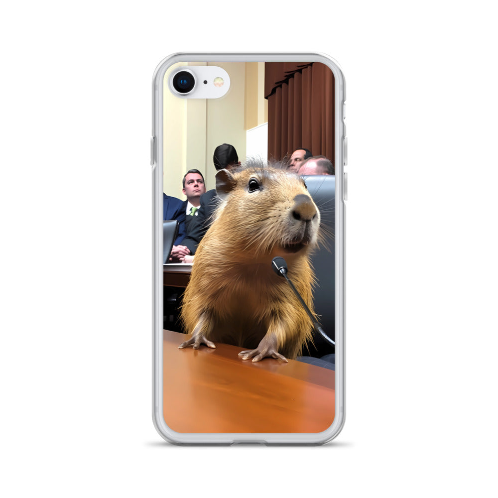 iPhone Case - Testifying Capybara