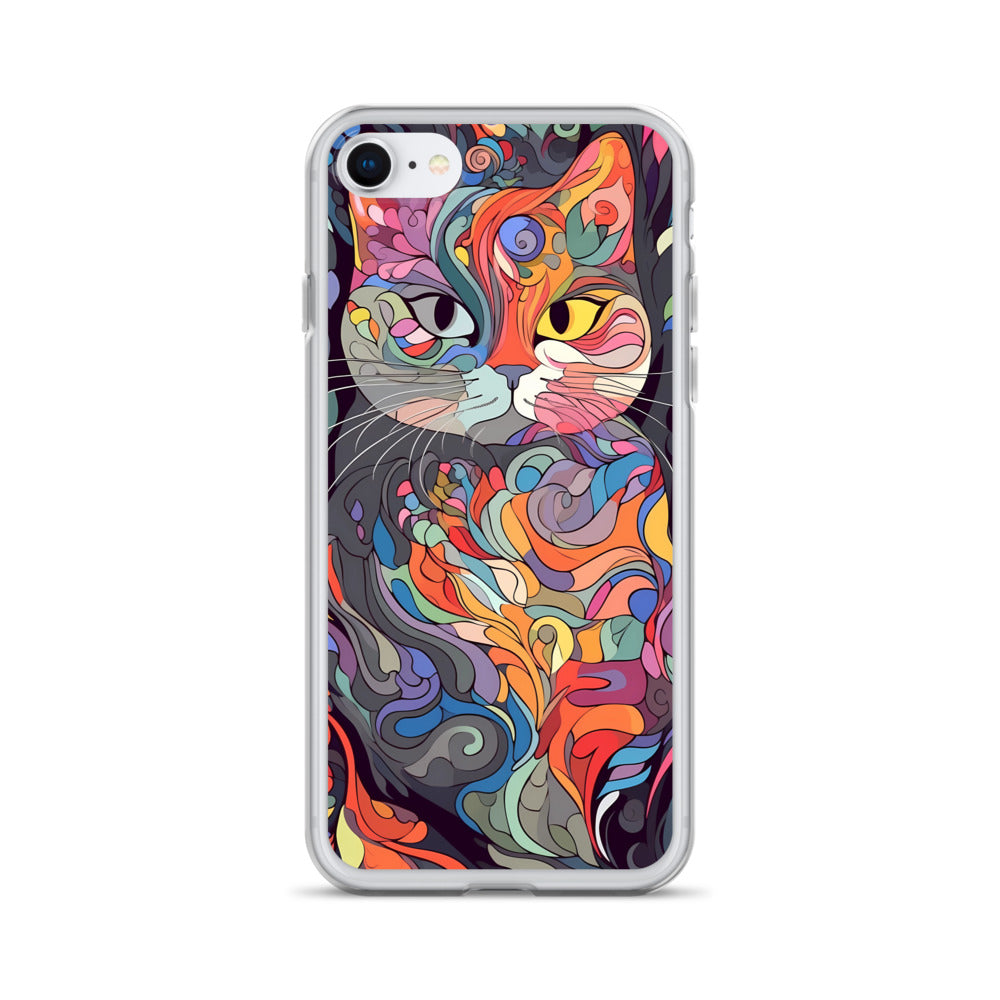 iPhone Case - Psychedelic Cat