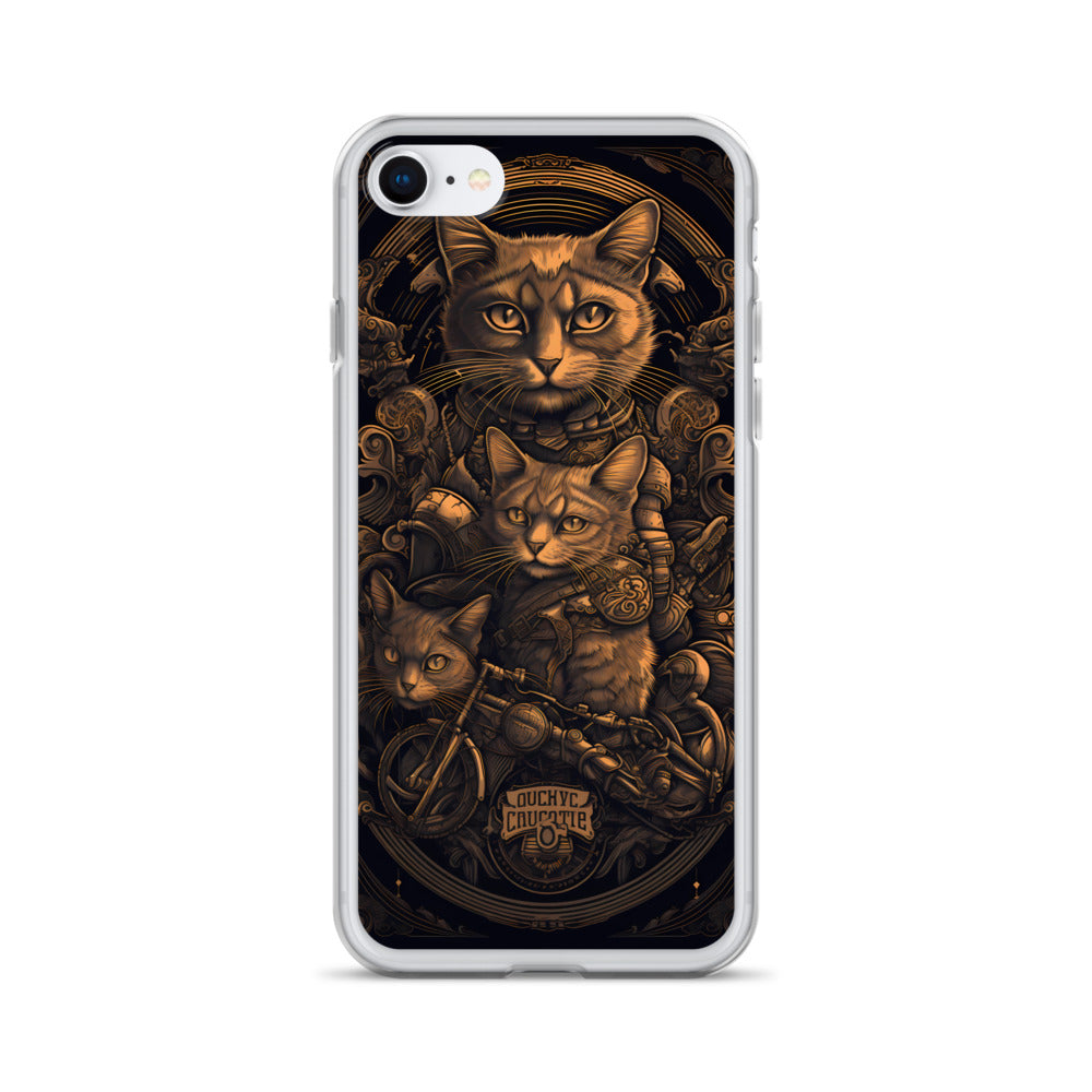iPhone Case - Dieselpunk Cat Print